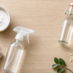 Composition naturelle avec les ingrédients des produits ménagers maison