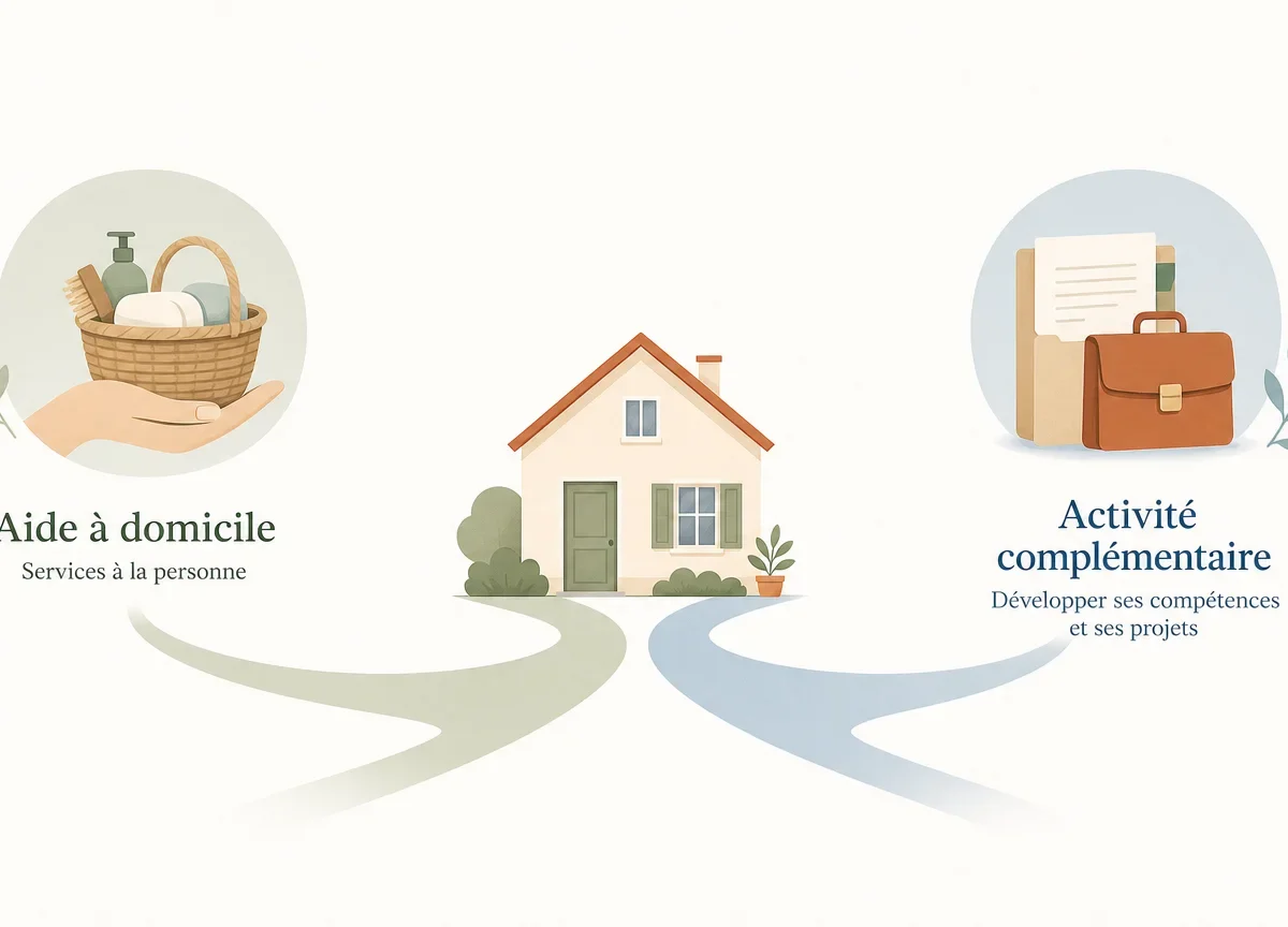 Illustration du cumul entre services à la personne et activité complémentaire