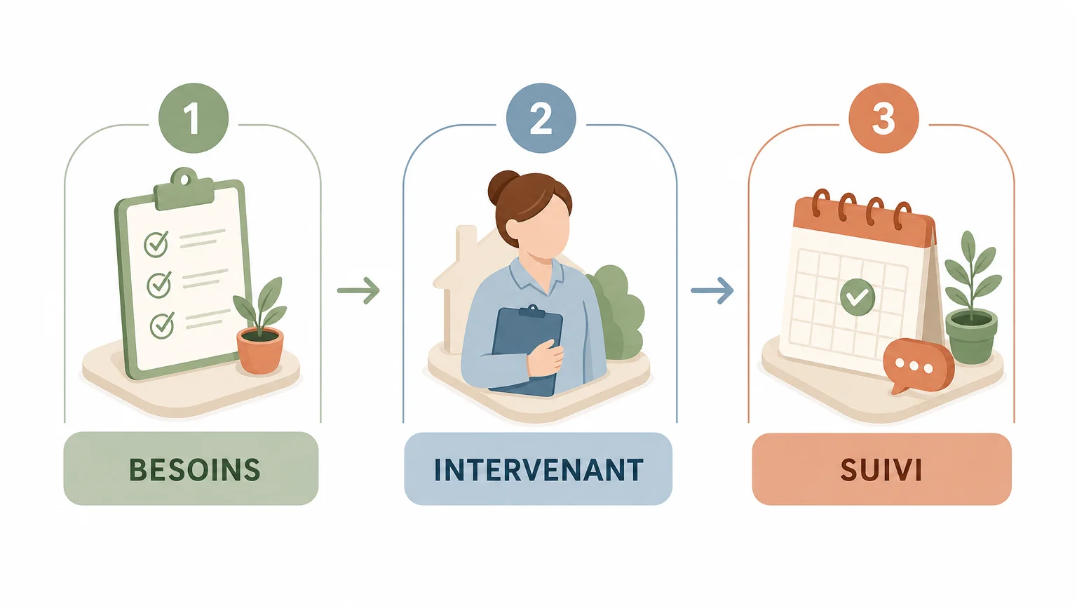 Checklist illustrée pour choisir un service à domicile fiable