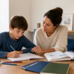 Élève accompagné pour ses devoirs à domicile à Castelnau-le-Lez