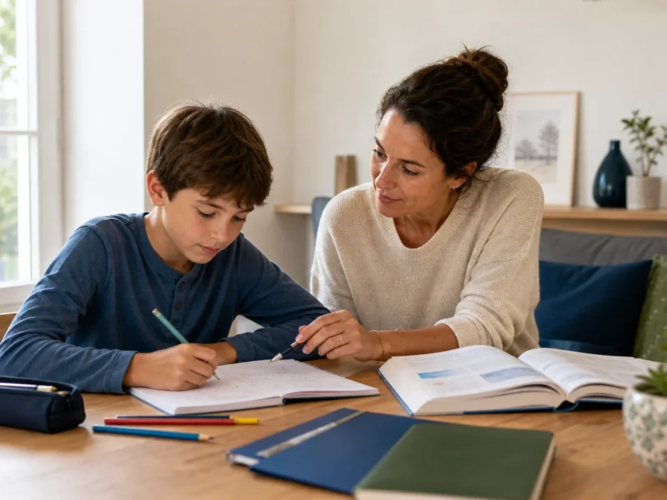 Élève accompagné pour ses devoirs à domicile à Castelnau-le-Lez