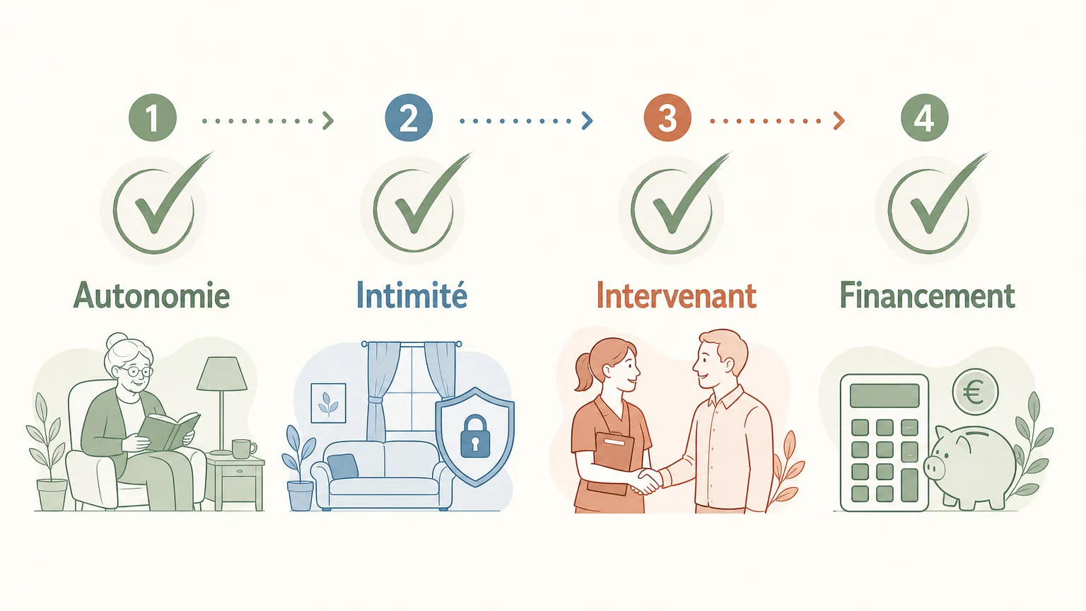 Checklist pour choisir une aide à l’hygiène à domicile