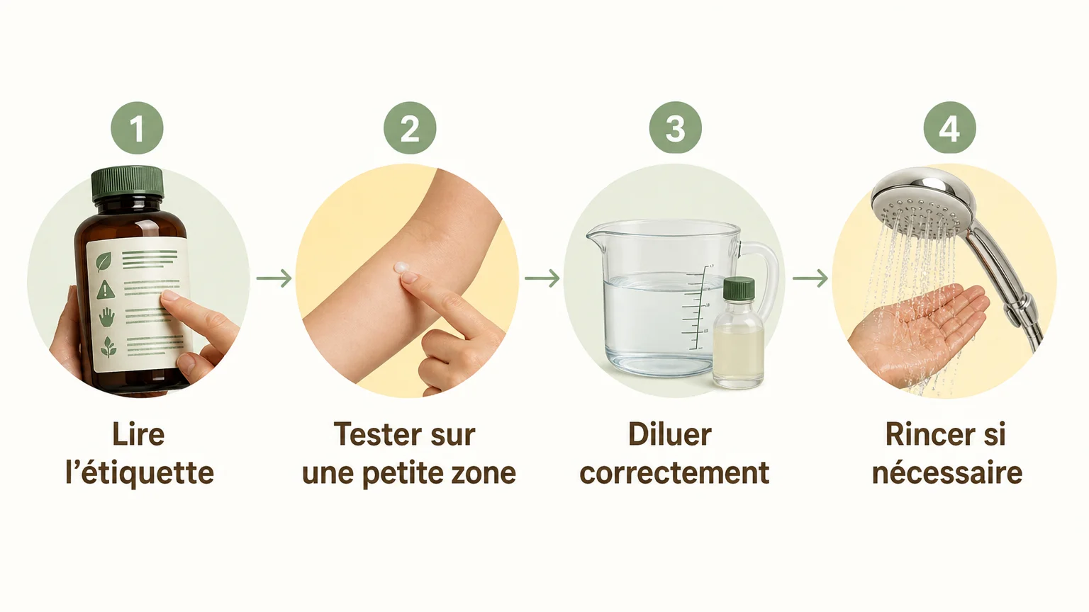Checklist des précautions avant d’utiliser du savon noir