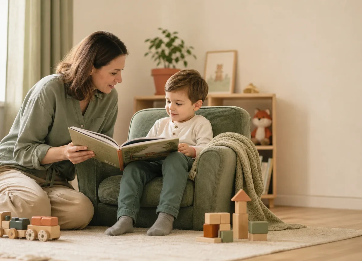 Garde d’enfants à domicile dans un environnement familial rassurant