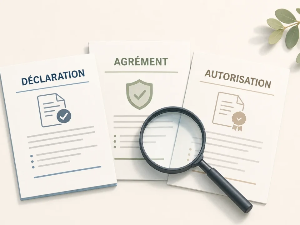 Documents administratifs liés à la vérification d’un service à la personne
