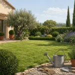Jardin particulier entretenu dans le cadre des services à la personne
