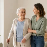 Retour à domicile après une hospitalisation avec l'aide d'un proche