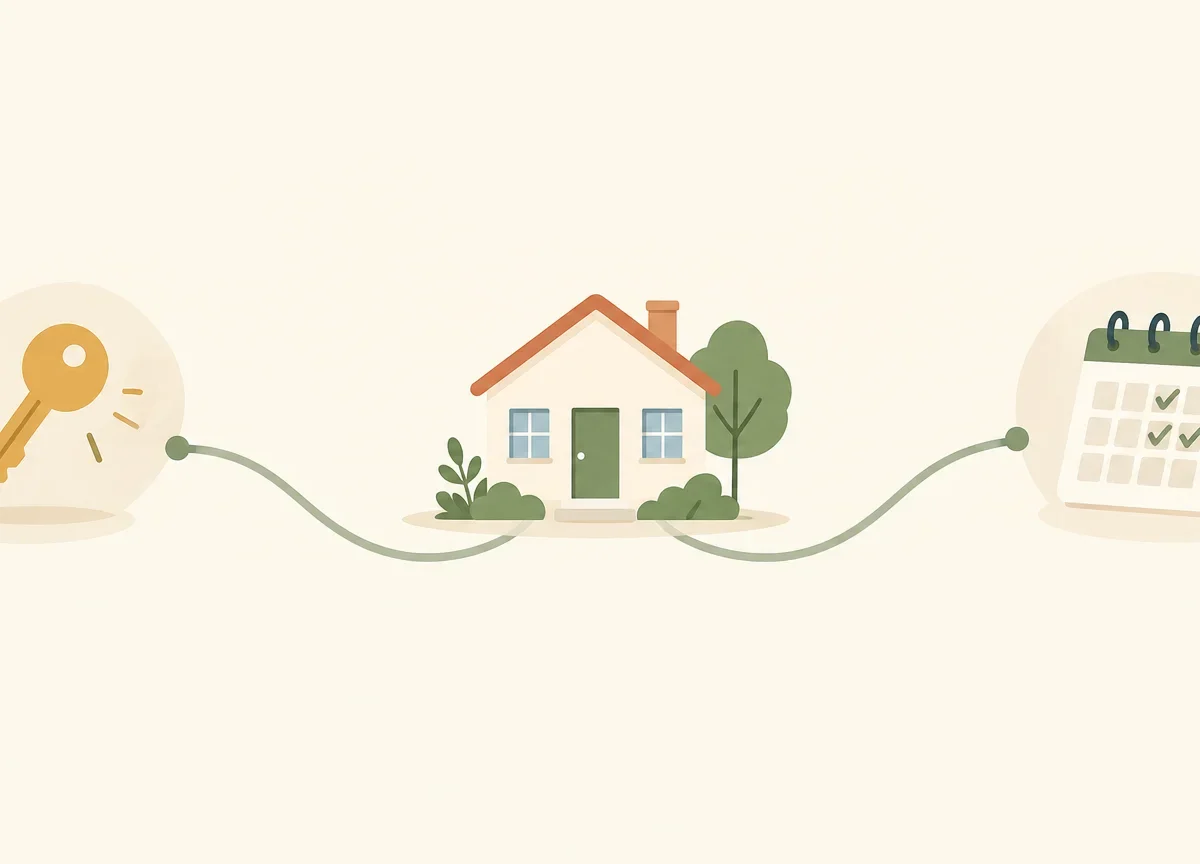 Illustration d’une maison au cœur du choix d’une aide à domicile