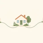 Illustration d’une maison au cœur du choix d’une aide à domicile