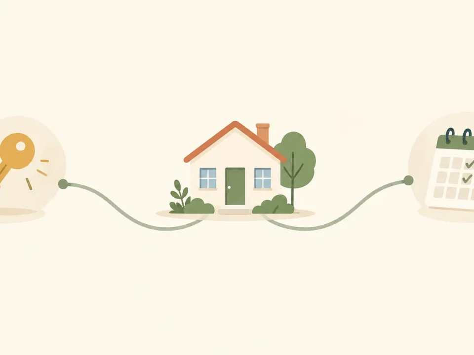Illustration d’une maison au cœur du choix d’une aide à domicile