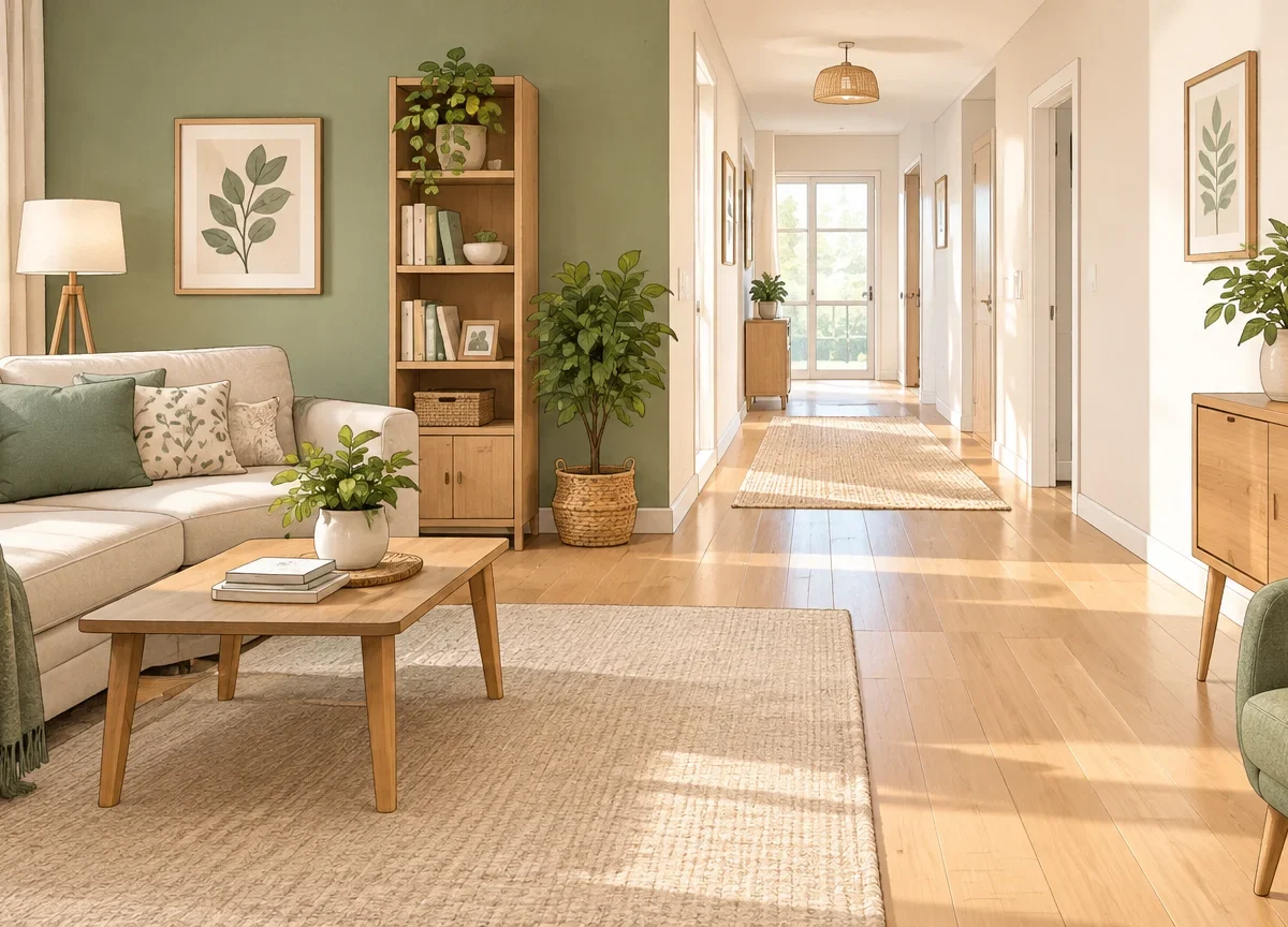 Intérieur dégagé et lumineux propice à l’autonomie à domicile
