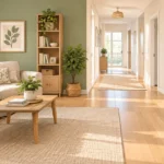 Intérieur dégagé et lumineux propice à l’autonomie à domicile