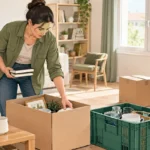 Tri d’objets dans un logement avant leur évacuation