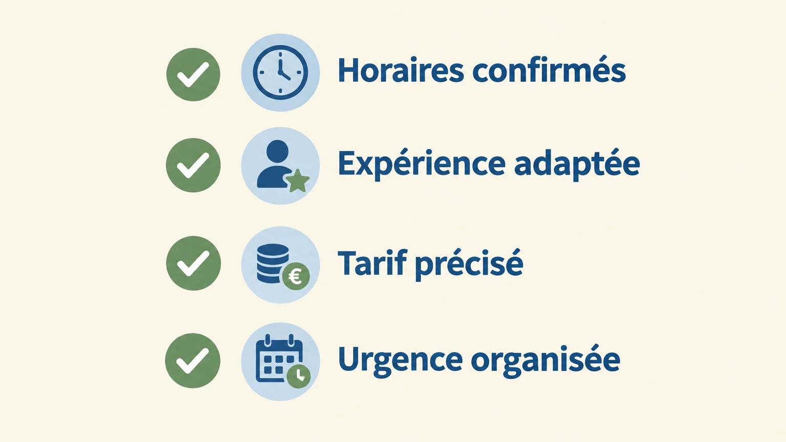 Liste des points à confirmer avant une garde d’enfants en soirée