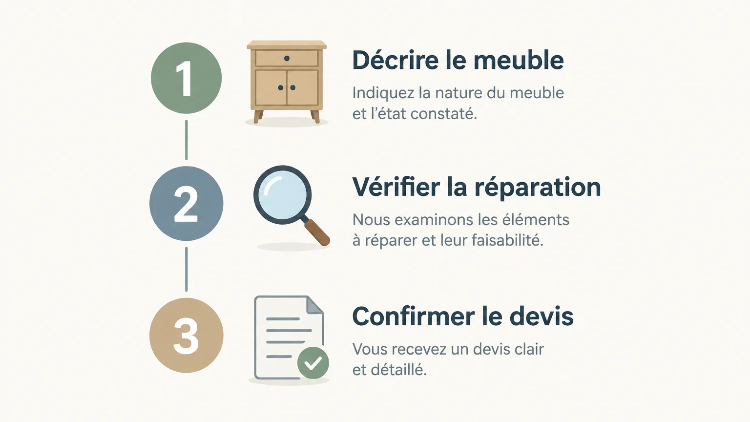 Trois vérifications avant de choisir un intervenant pour un meuble
